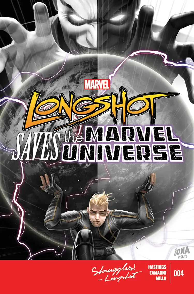 Couverture de Longshot Saves the Marvel Universe (2013) #4