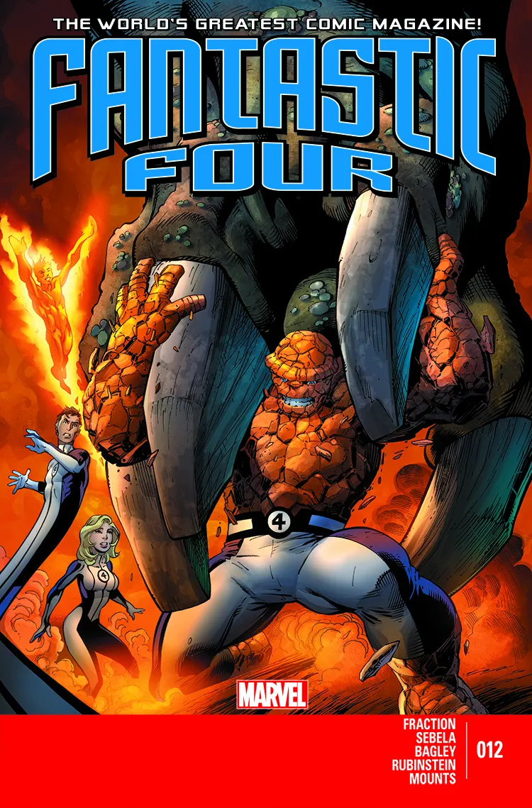 Couverture de Fantastic Four (2012) #12