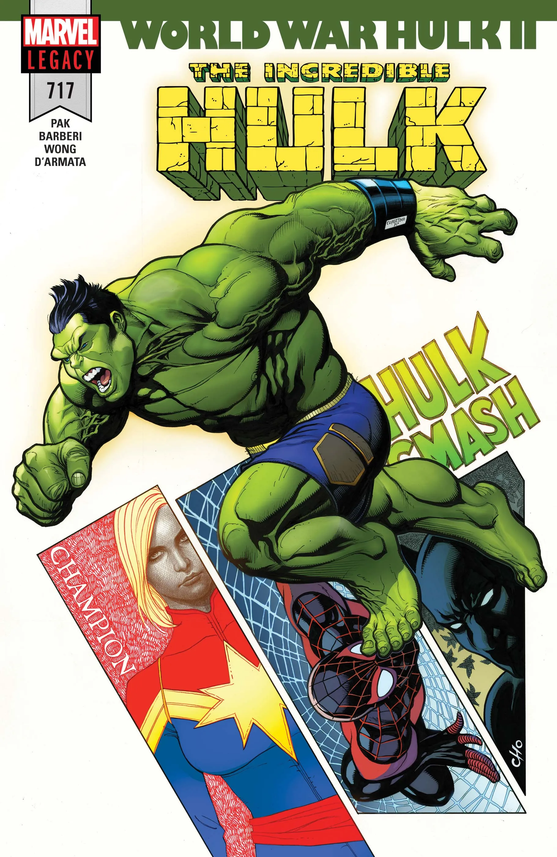 Couverture de Incredible Hulk (2017) #717