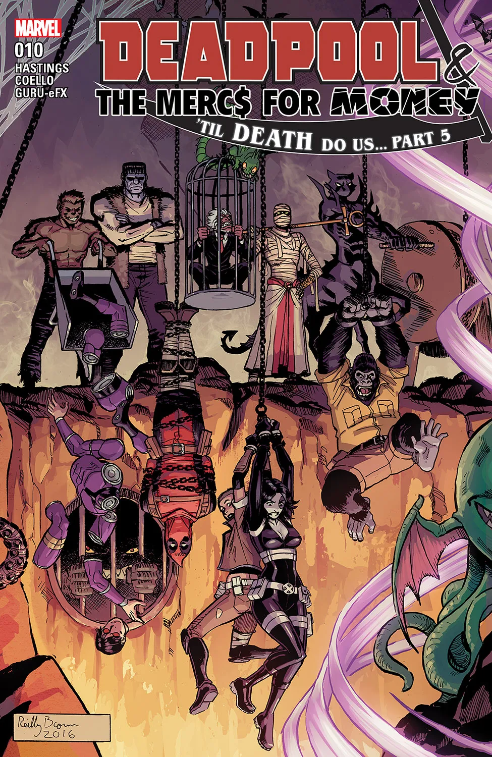 Couverture de Deadpool & the Mercs for Money (2016) #10