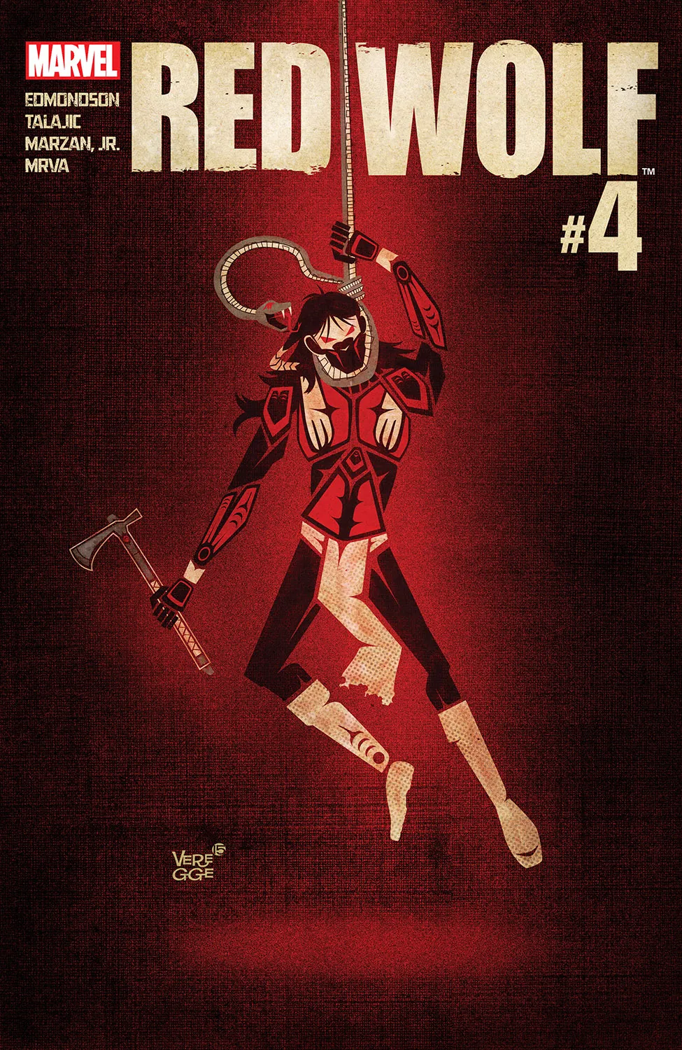 Couverture de Red Wolf (2015) #4