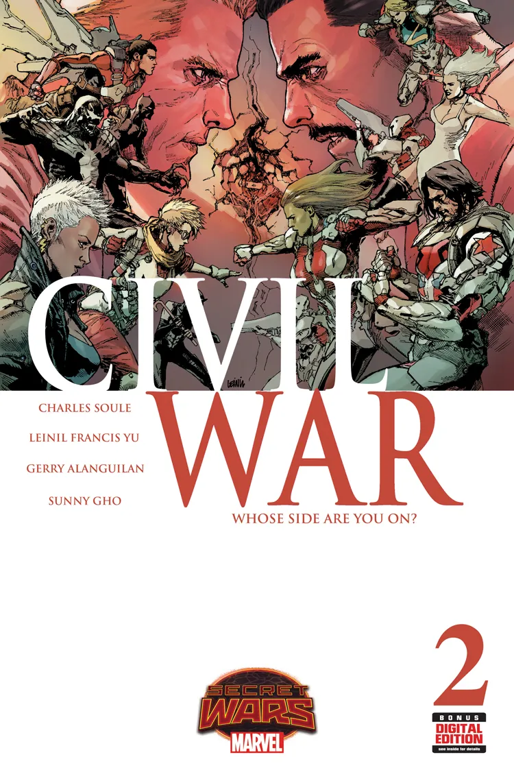 Couverture de Civil War (2015) #2