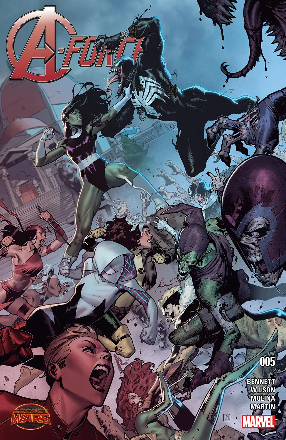 Couverture de A-Force (2015) #5