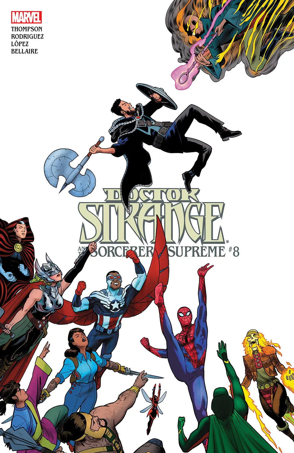 Couverture de Doctor Strange and the Sorcerers Supreme (2016) #8