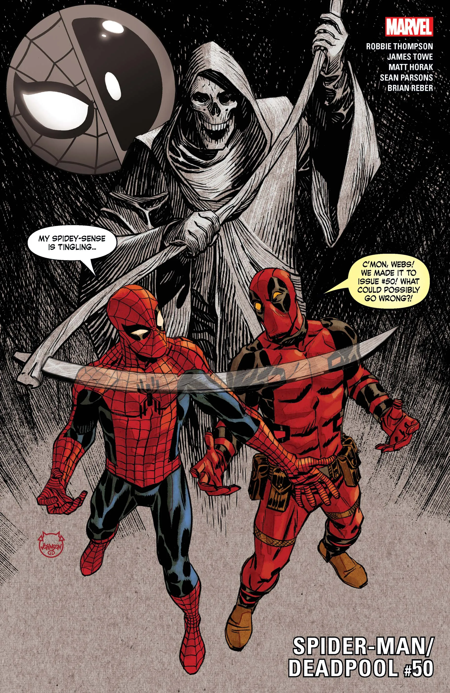Couverture de Spider-Man/Deadpool (2016) #50