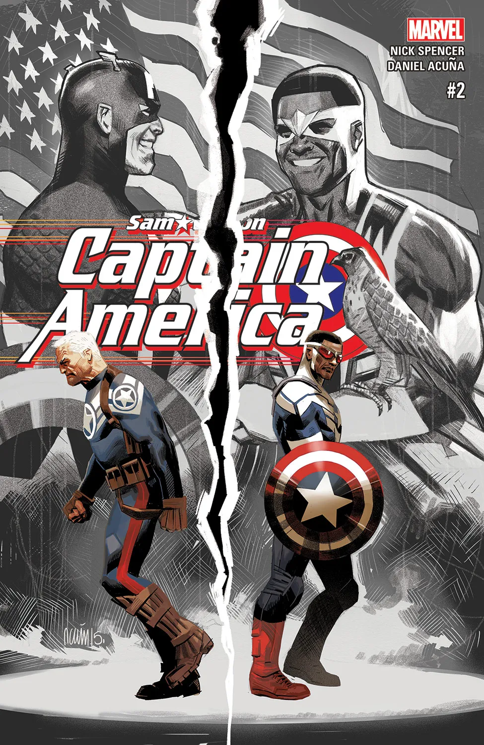 Couverture de Captain America: Sam Wilson (2015) #2