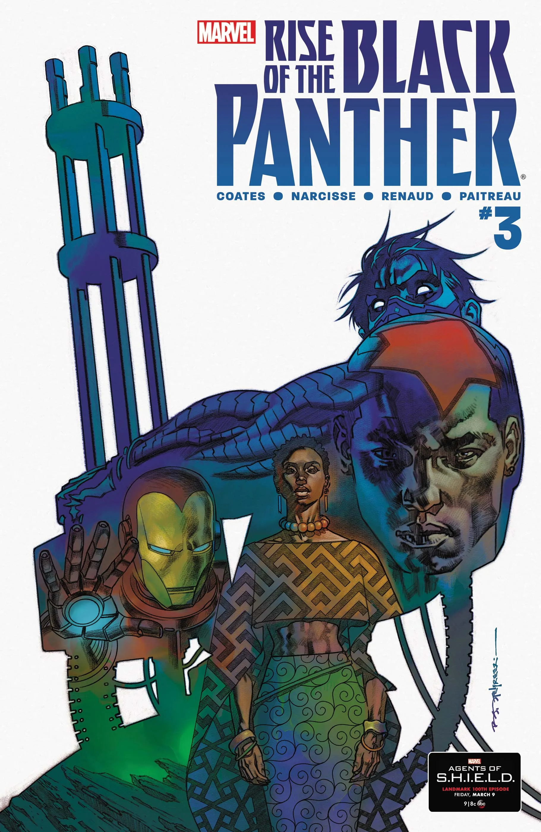 Couverture de Rise of the Black Panther (2018) #3