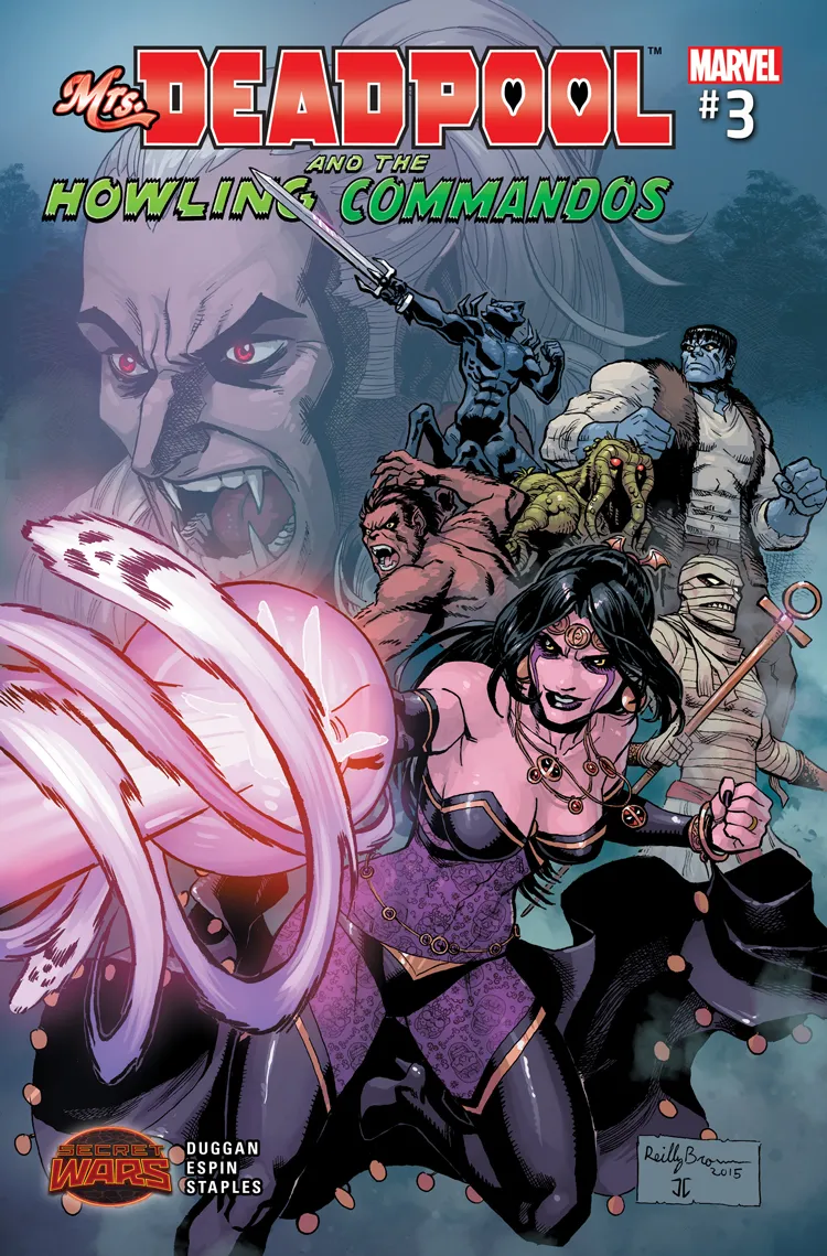Couverture de Mrs. Deadpool and the Howling Commandos (2015) #3