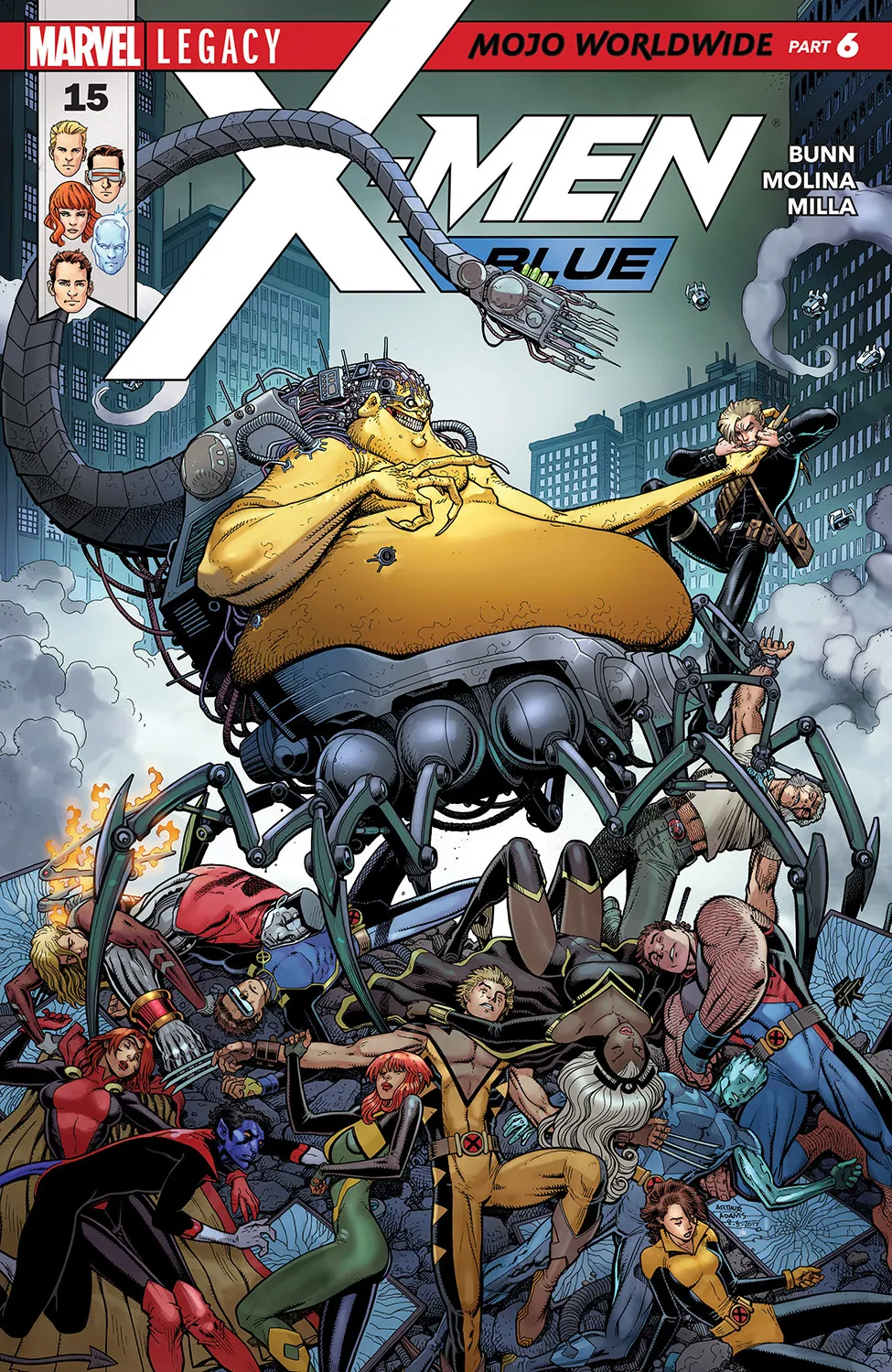 Couverture de X-Men: Blue (2017) #15