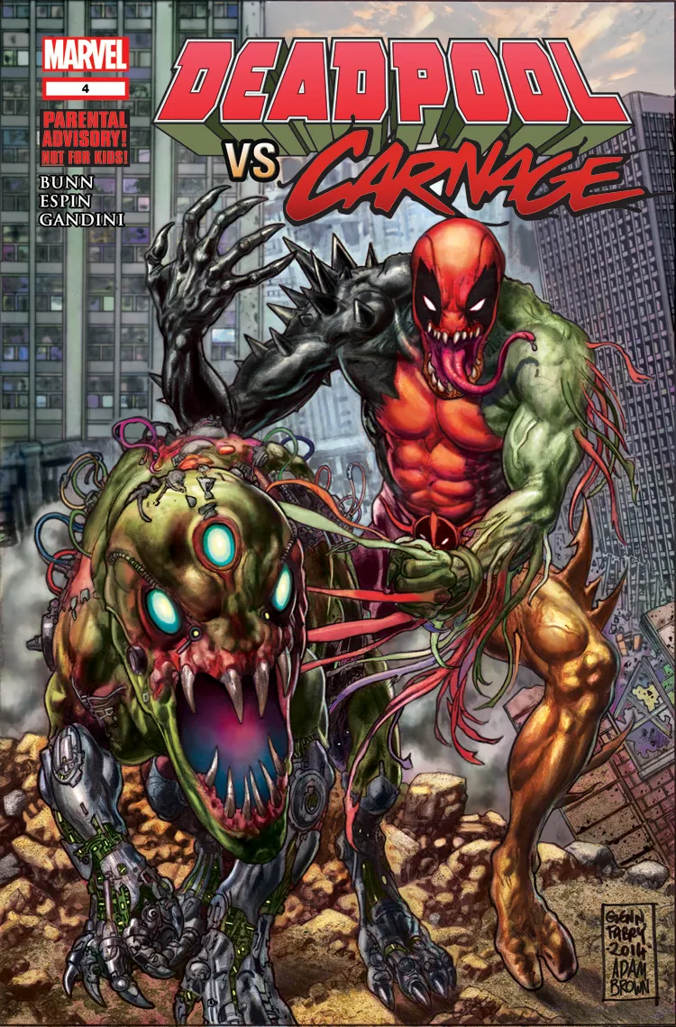 Couverture de Deadpool Vs. Carnage (2014) #4