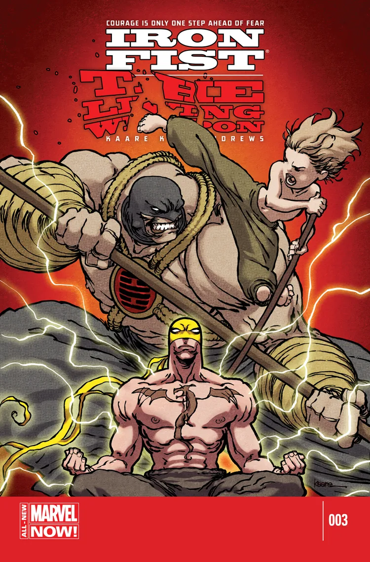 Couverture de Iron Fist: The Living Weapon (2014) #3