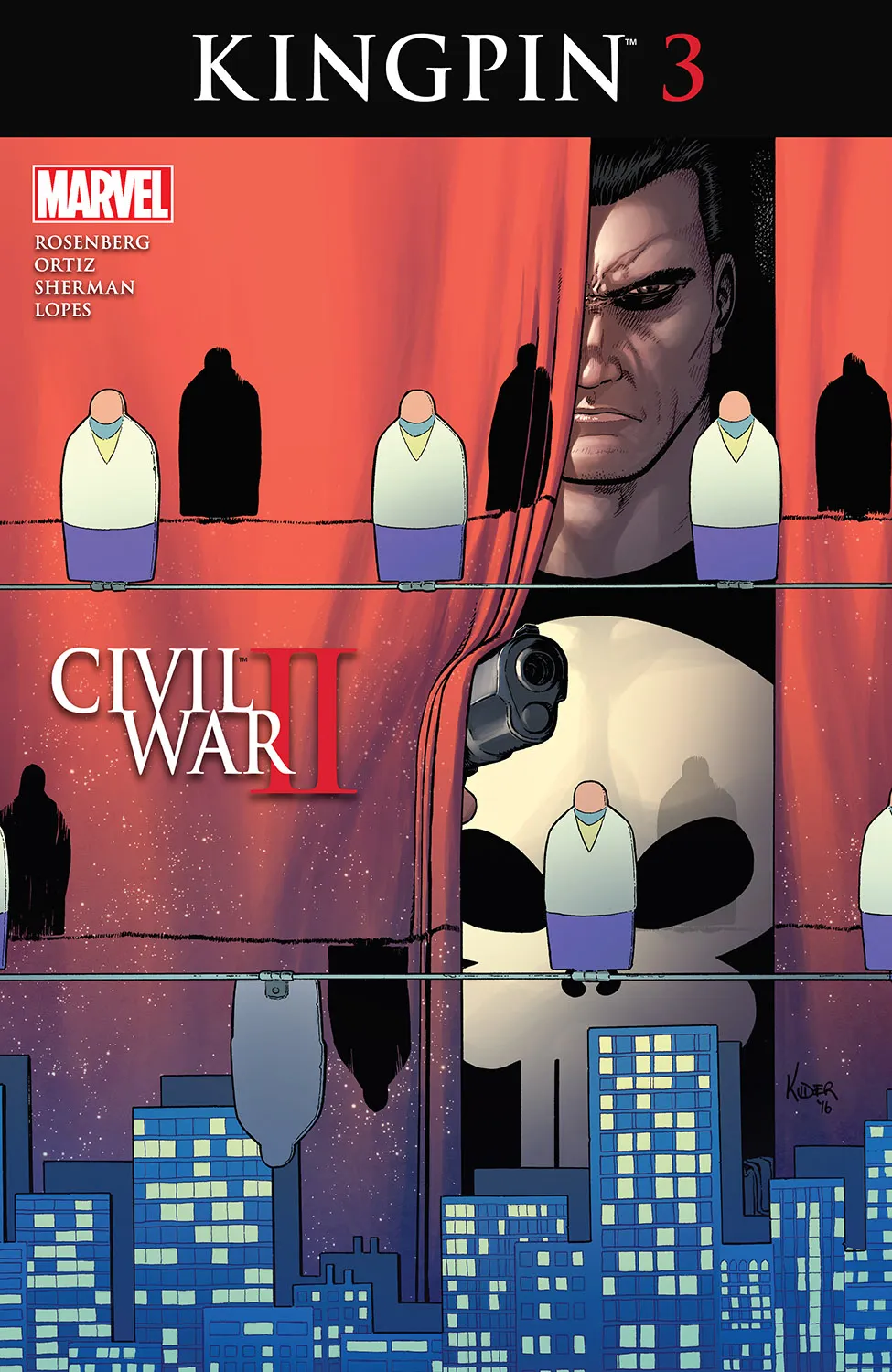Couverture de Civil War II: Kingpin (2016) #3