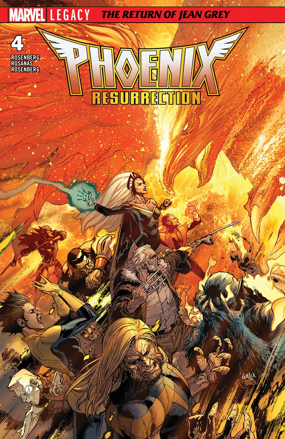 Couverture de Phoenix Resurrection: The Return of Jean Grey (2017) #4