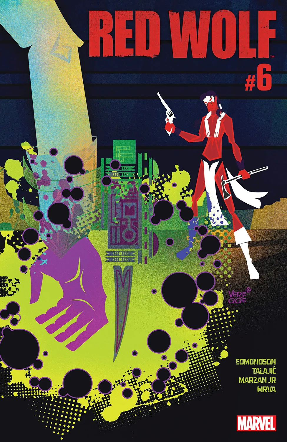 Couverture de Red Wolf (2015) #6
