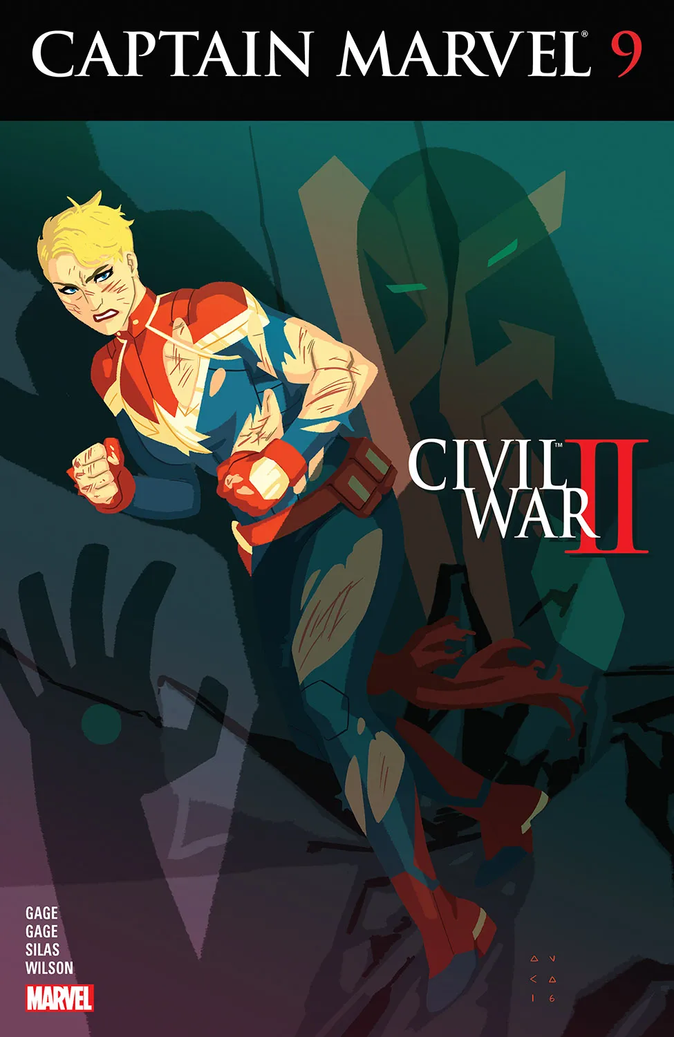 Couverture de Captain Marvel (2016) #9