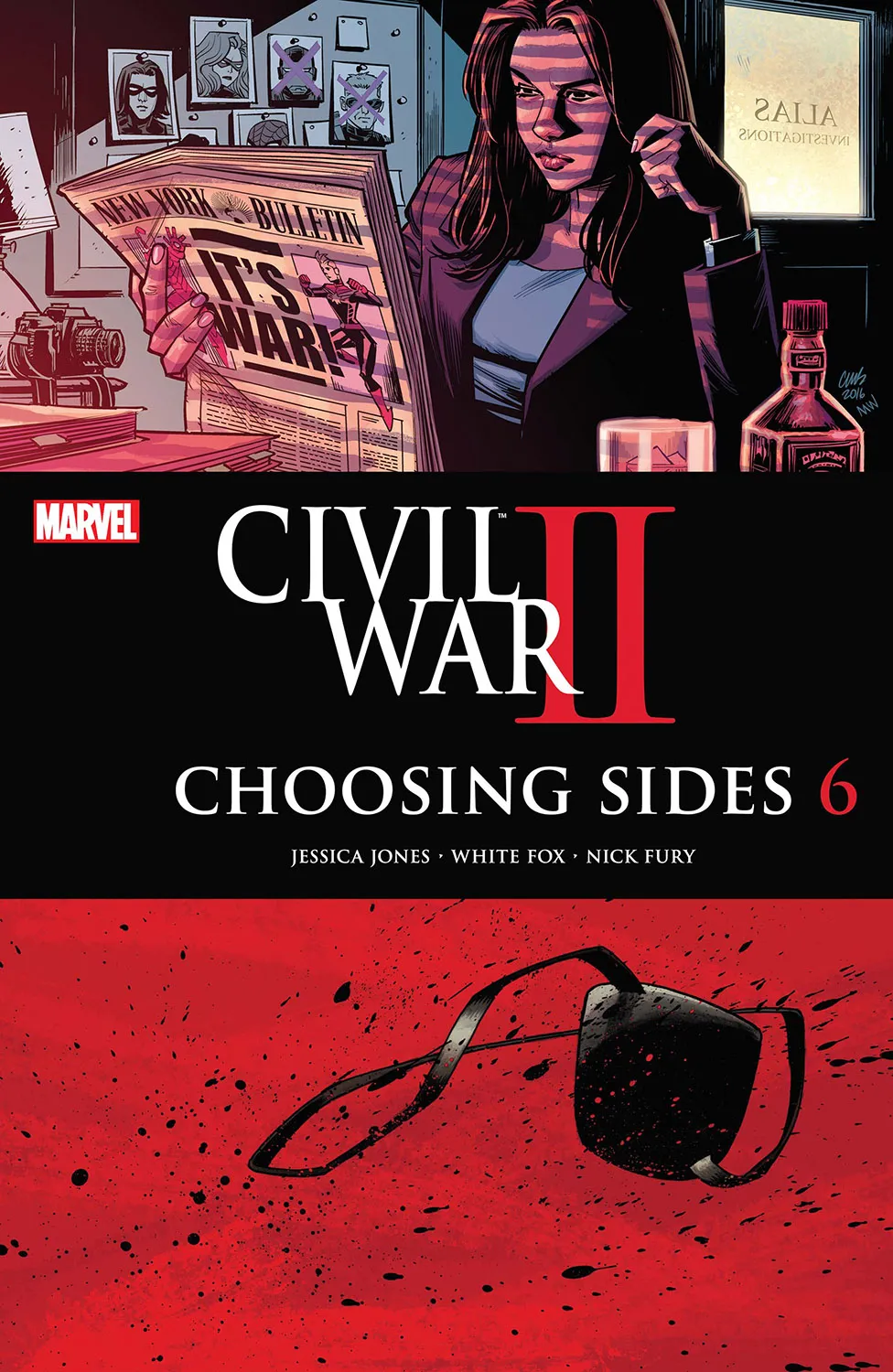 Couverture de Civil War II: Choosing Sides (2016) #6
