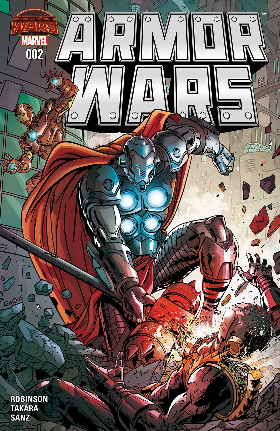 Couverture de Armor Wars (2015) #2