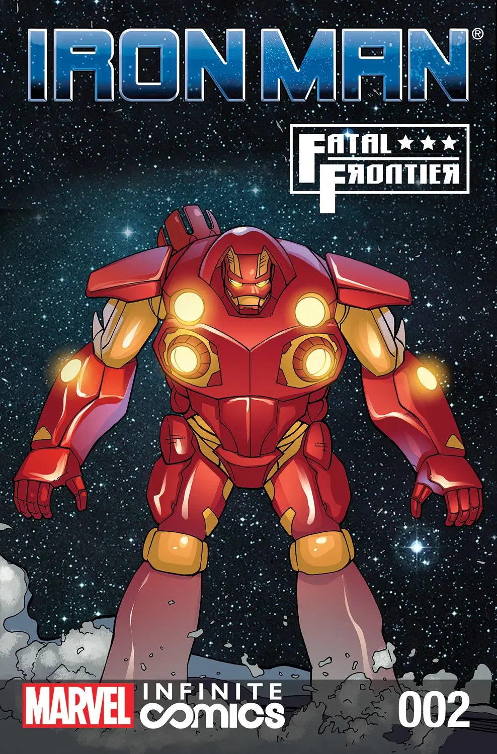 Couverture de Iron Man: Fatal Frontier (2013) #2