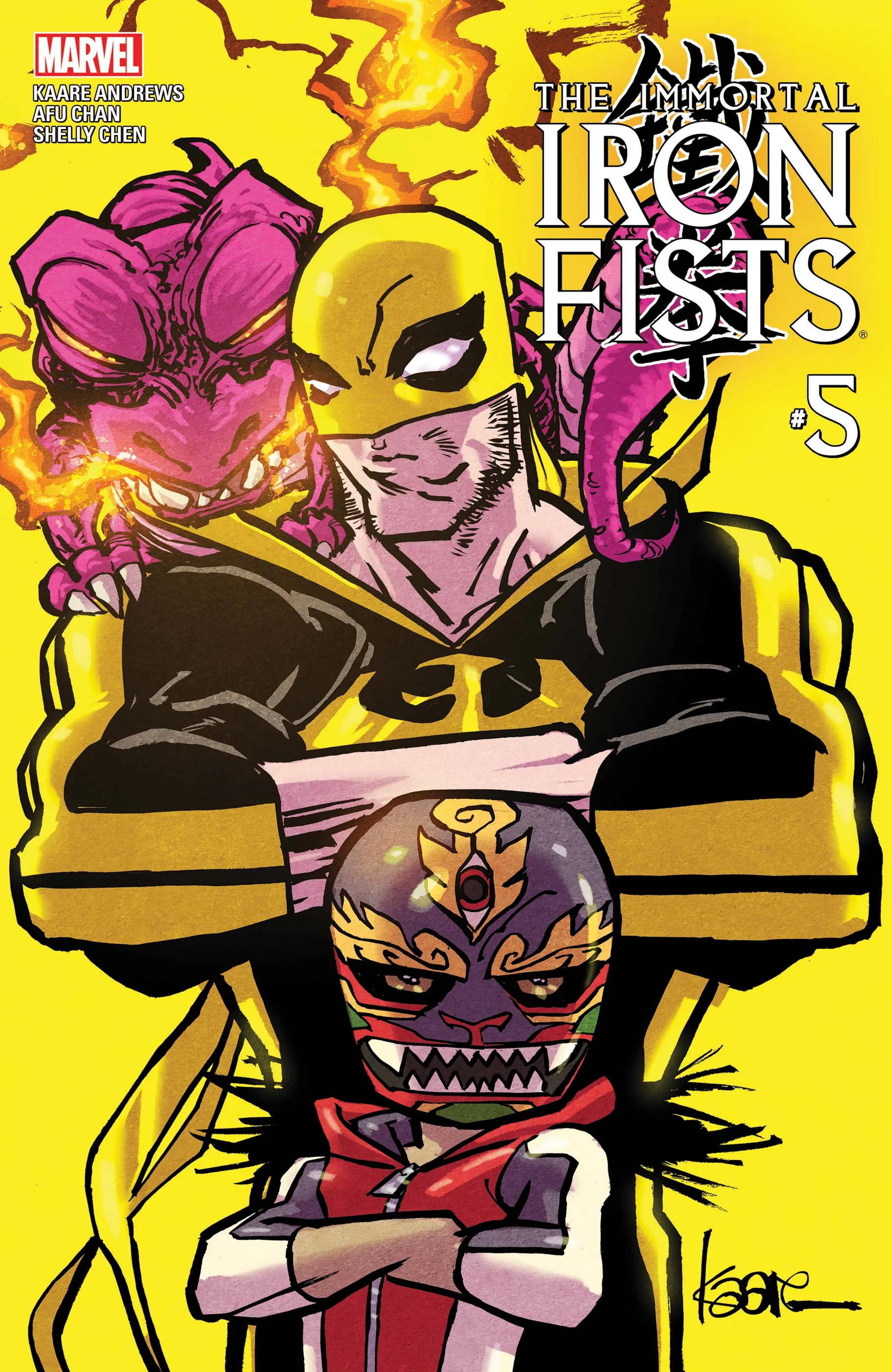 Couverture de Immortal Iron Fists (2017) #5