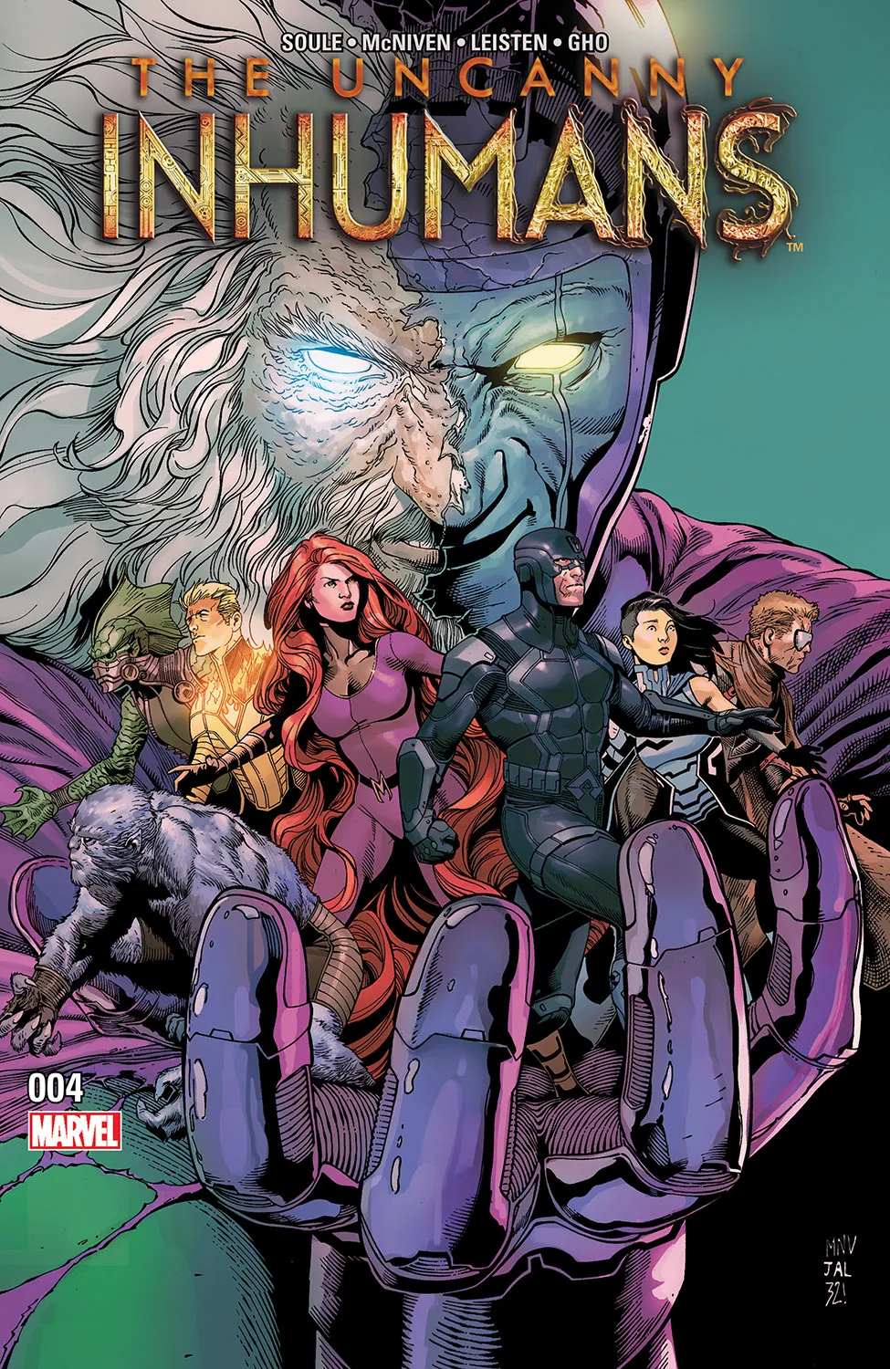 Couverture de Uncanny Inhumans (2015) #4