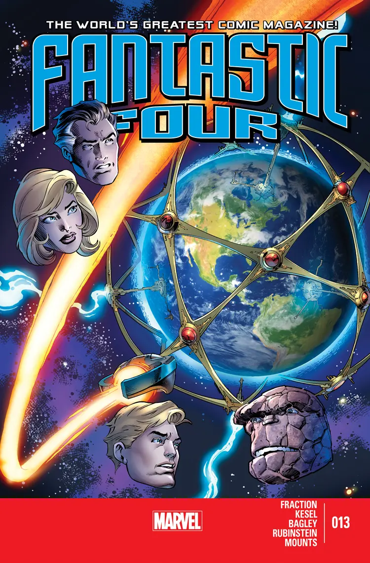 Couverture de Fantastic Four (2012) #13