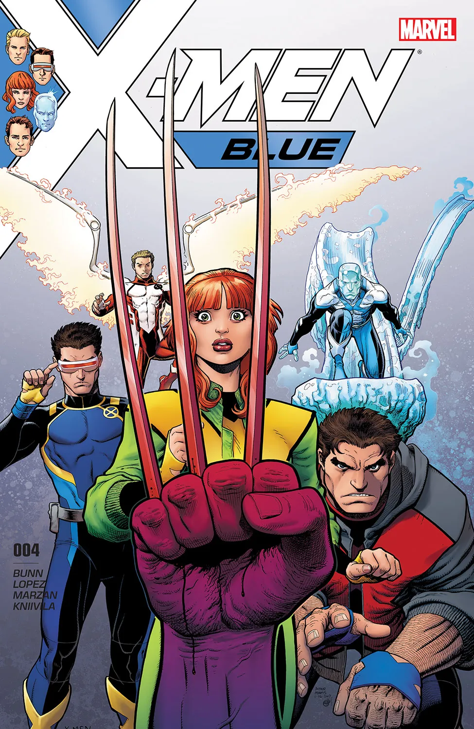 Couverture de X-Men: Blue (2017) #4