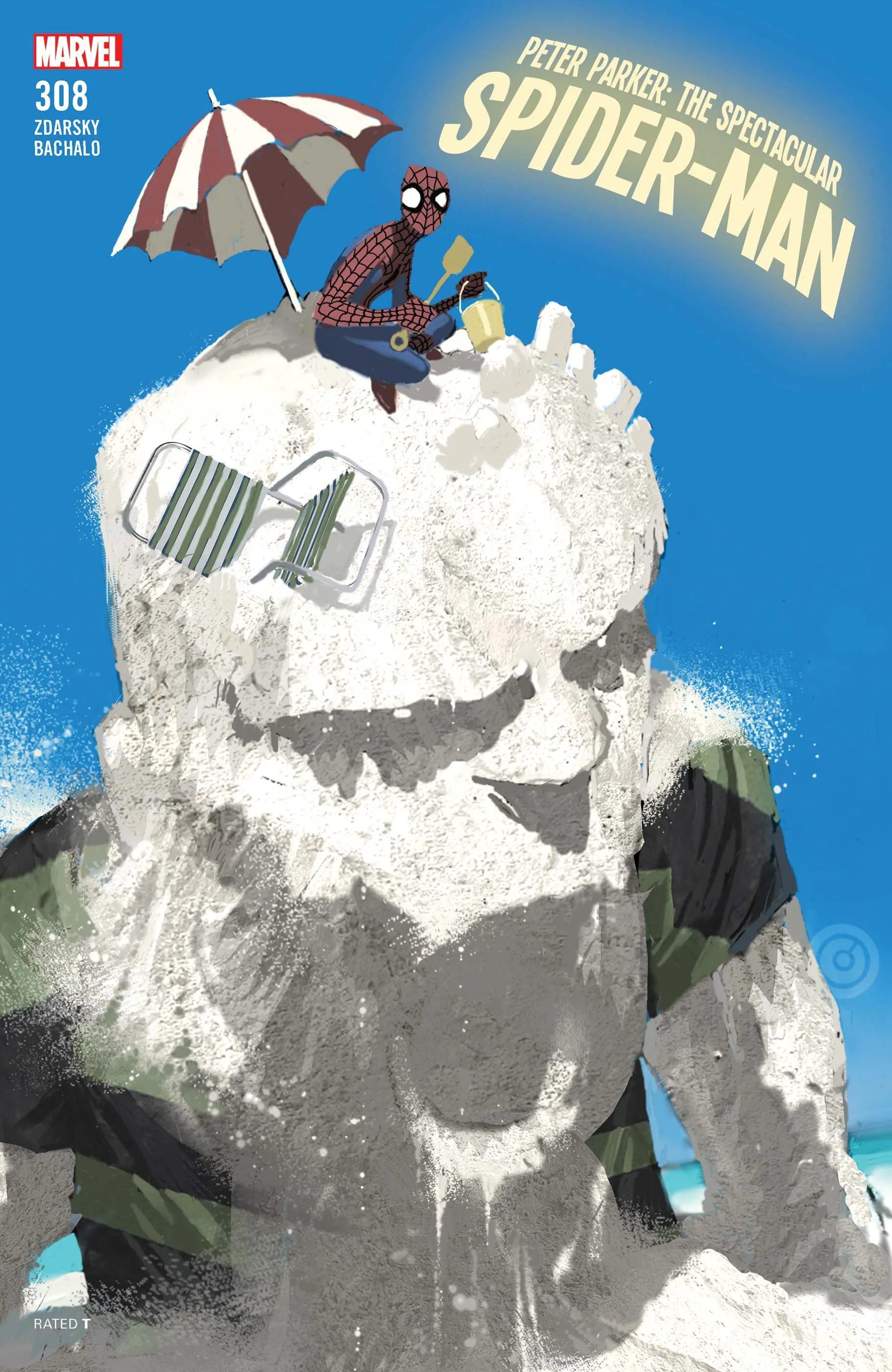 Couverture de Peter Parker: The Spectacular Spider-Man (2017) #308