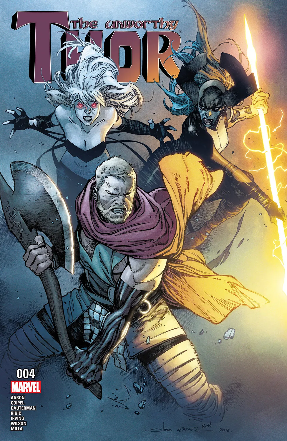 Couverture de The Unworthy Thor (2016) #4
