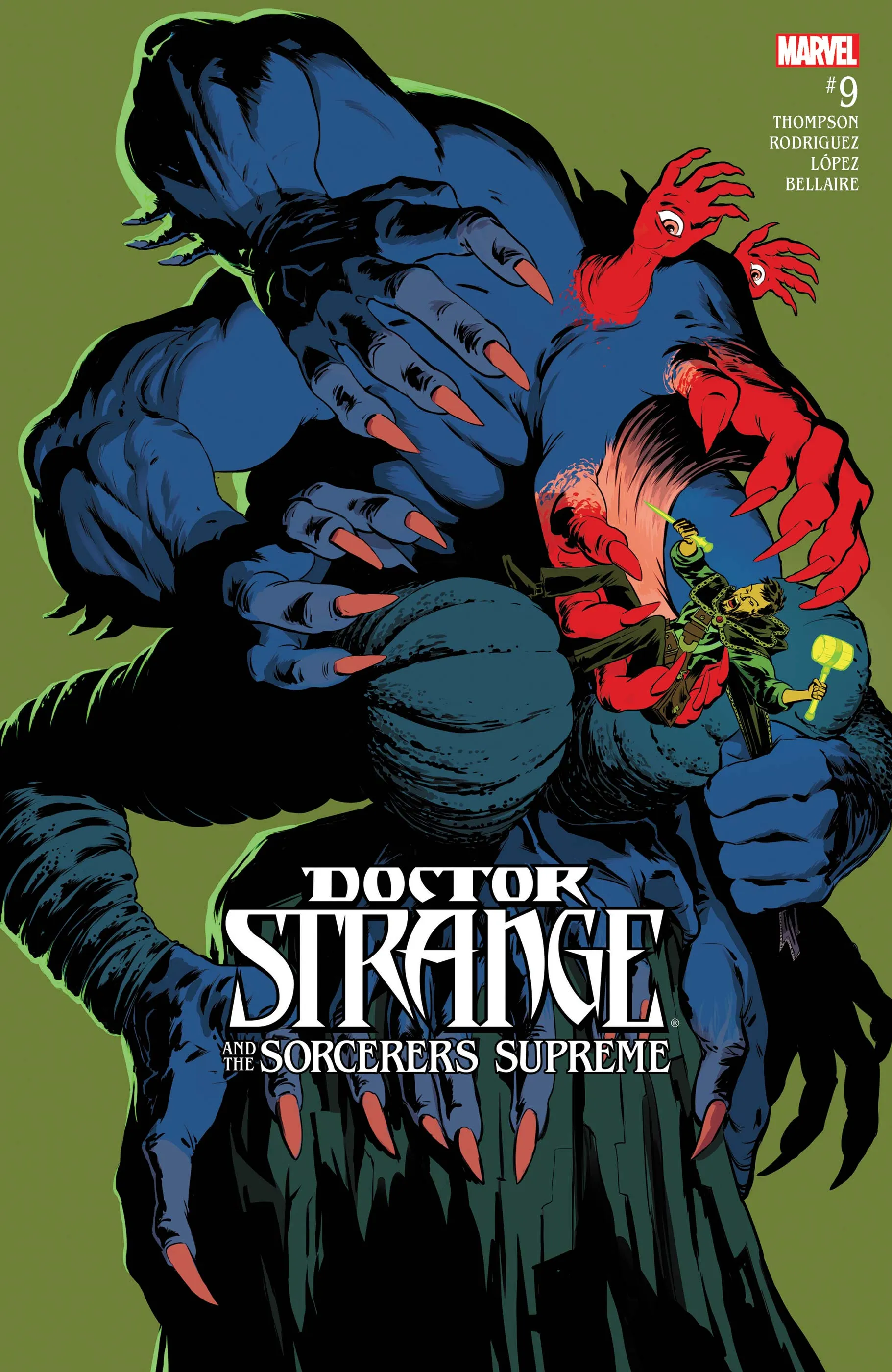 Couverture de Doctor Strange and the Sorcerers Supreme (2016) #9