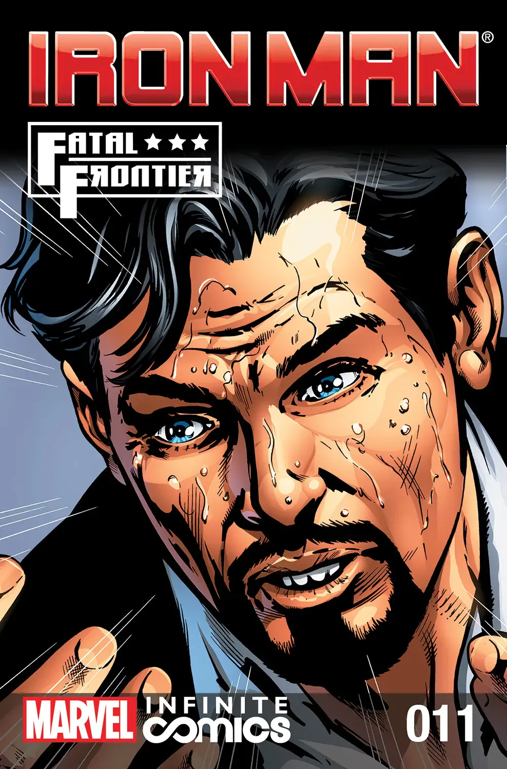 Couverture de Iron Man: Fatal Frontier (2013) #11