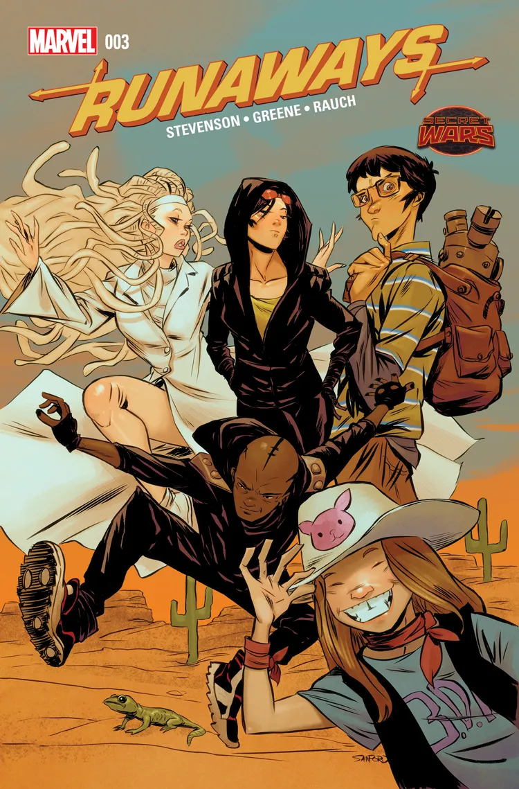 Couverture de Runaways (2015) #3