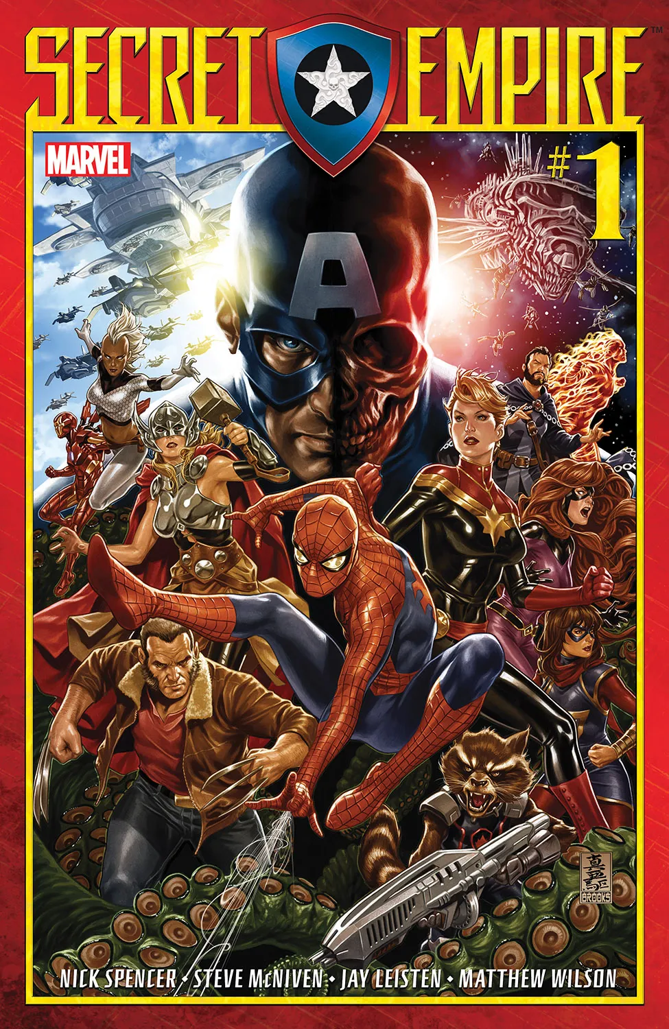Couverture de Secret Empire (2017) #1