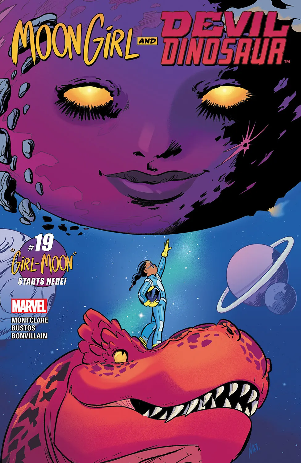 Couverture de Moon Girl and Devil Dinosaur (2015) #19
