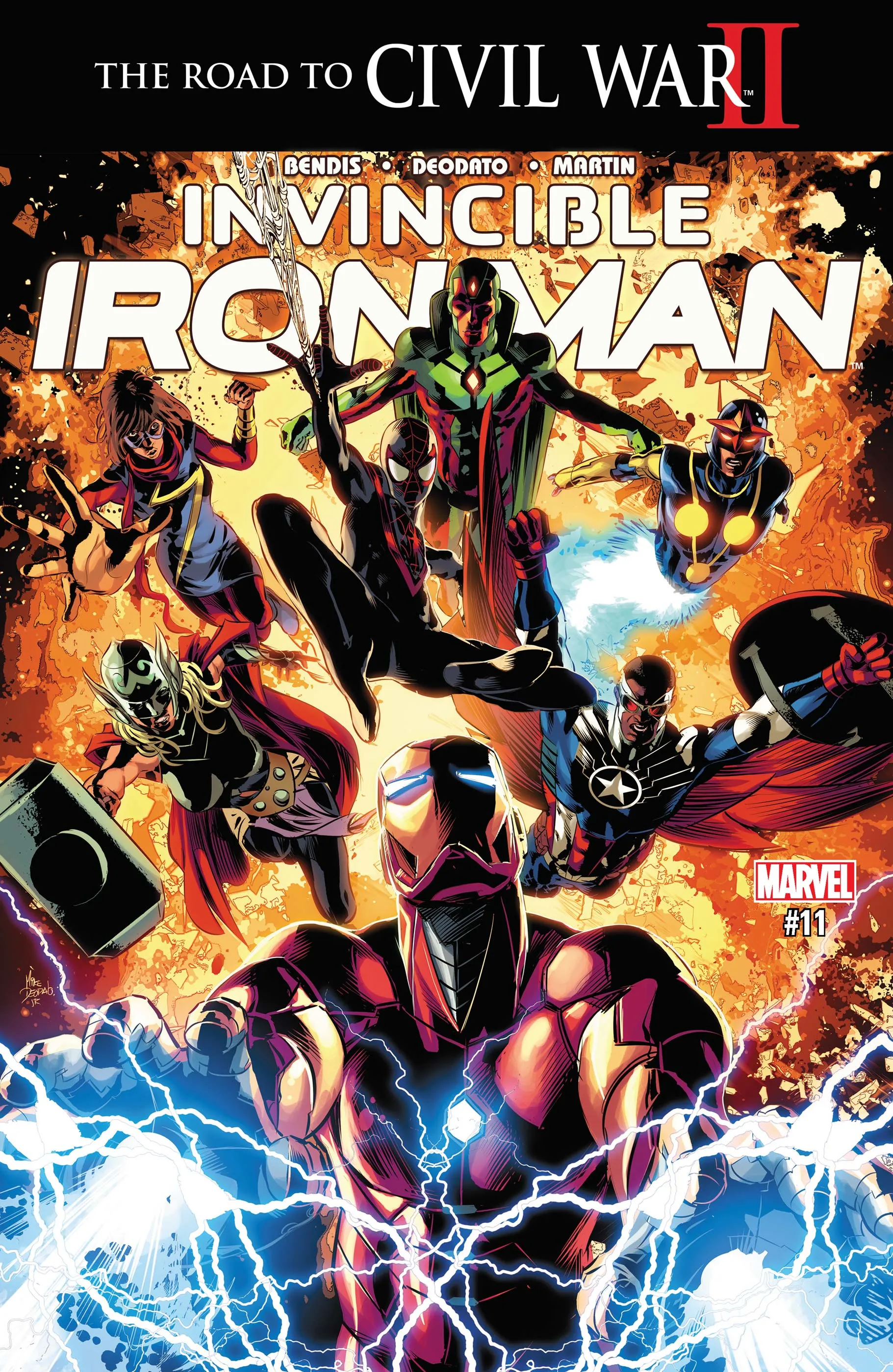 Couverture de Invincible Iron Man (2015) #11