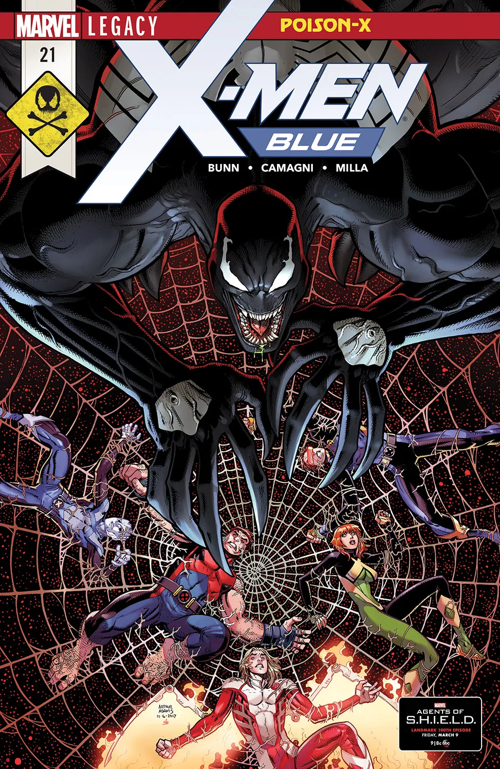 Couverture de X-Men: Blue (2017) #21