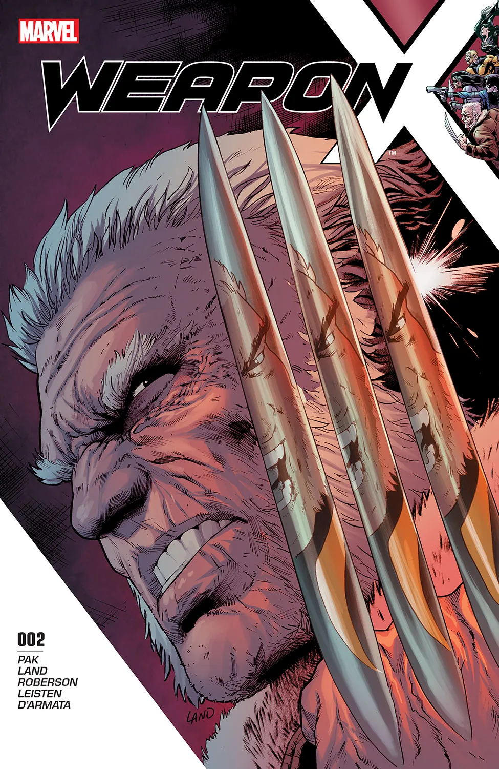 Couverture de Weapon X (2017) #2