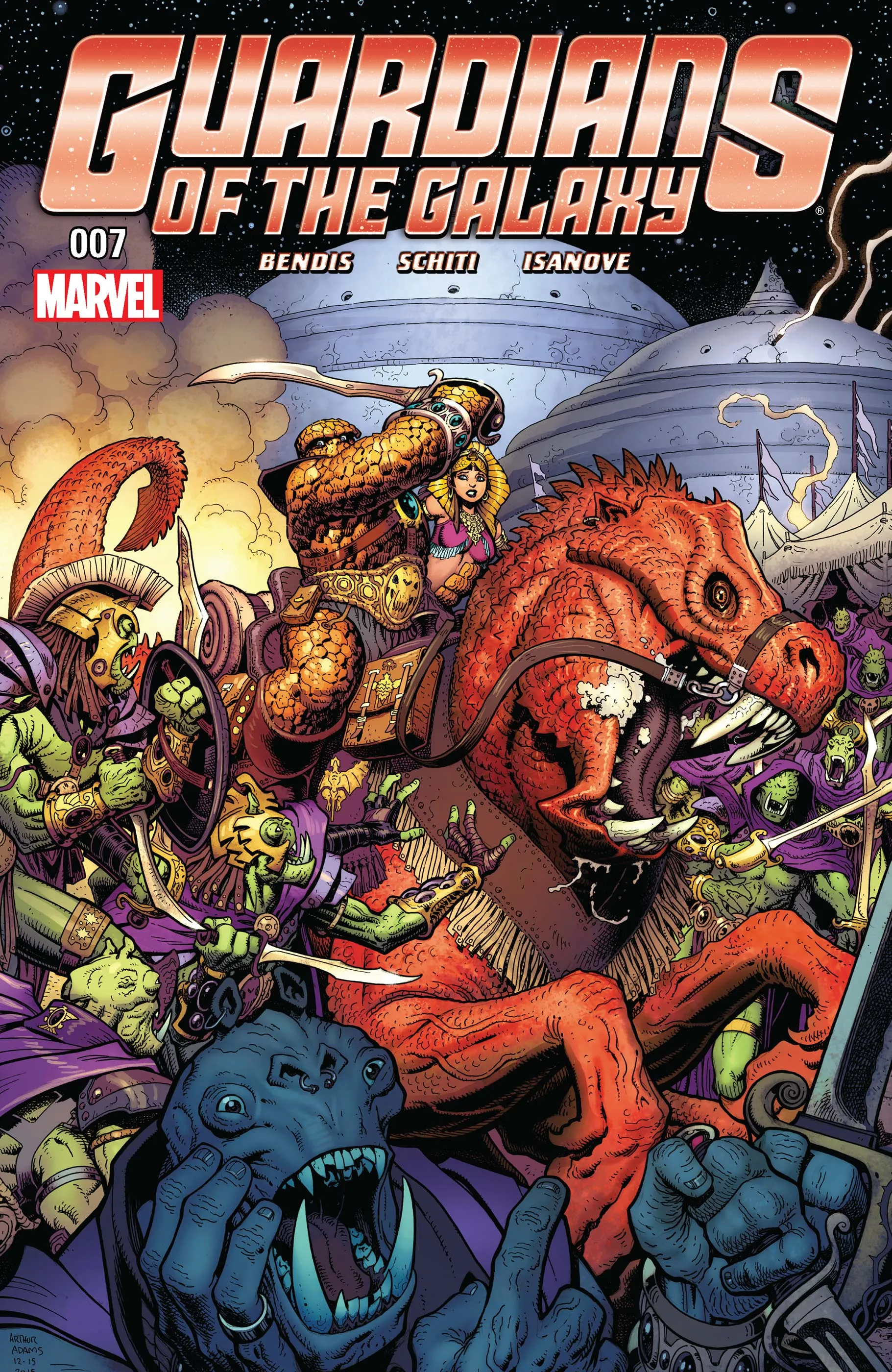 Couverture de Guardians of the Galaxy (2015) #7