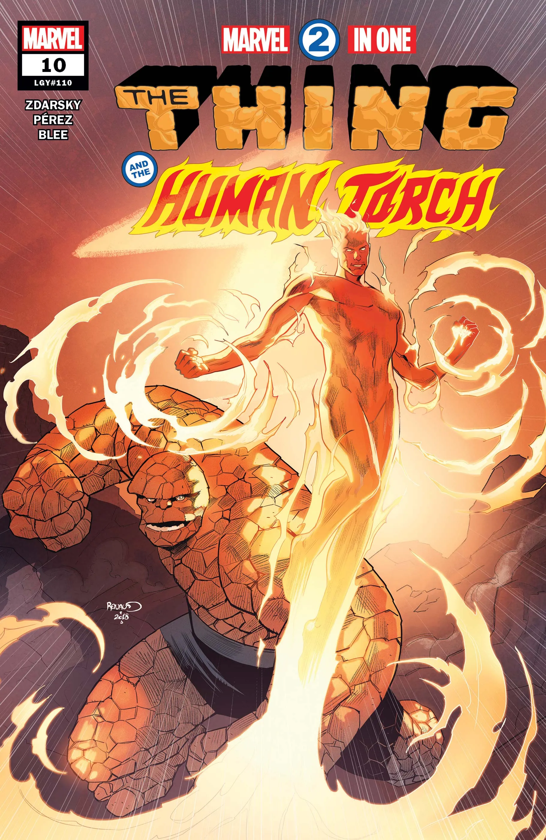 Couverture de Marvel 2-in-One (2017) #10