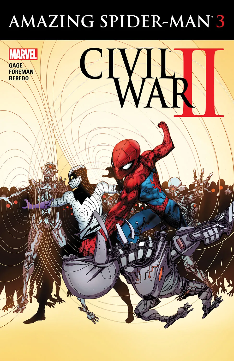 Couverture de Civil War II: Amazing Spider-Man (2016) #3