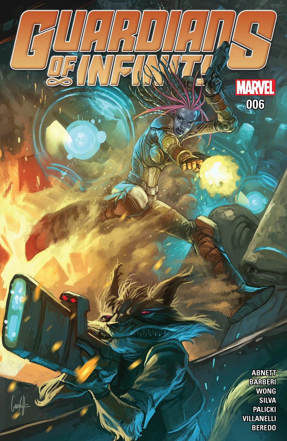 Couverture de Guardians of Infinity (2015) #6