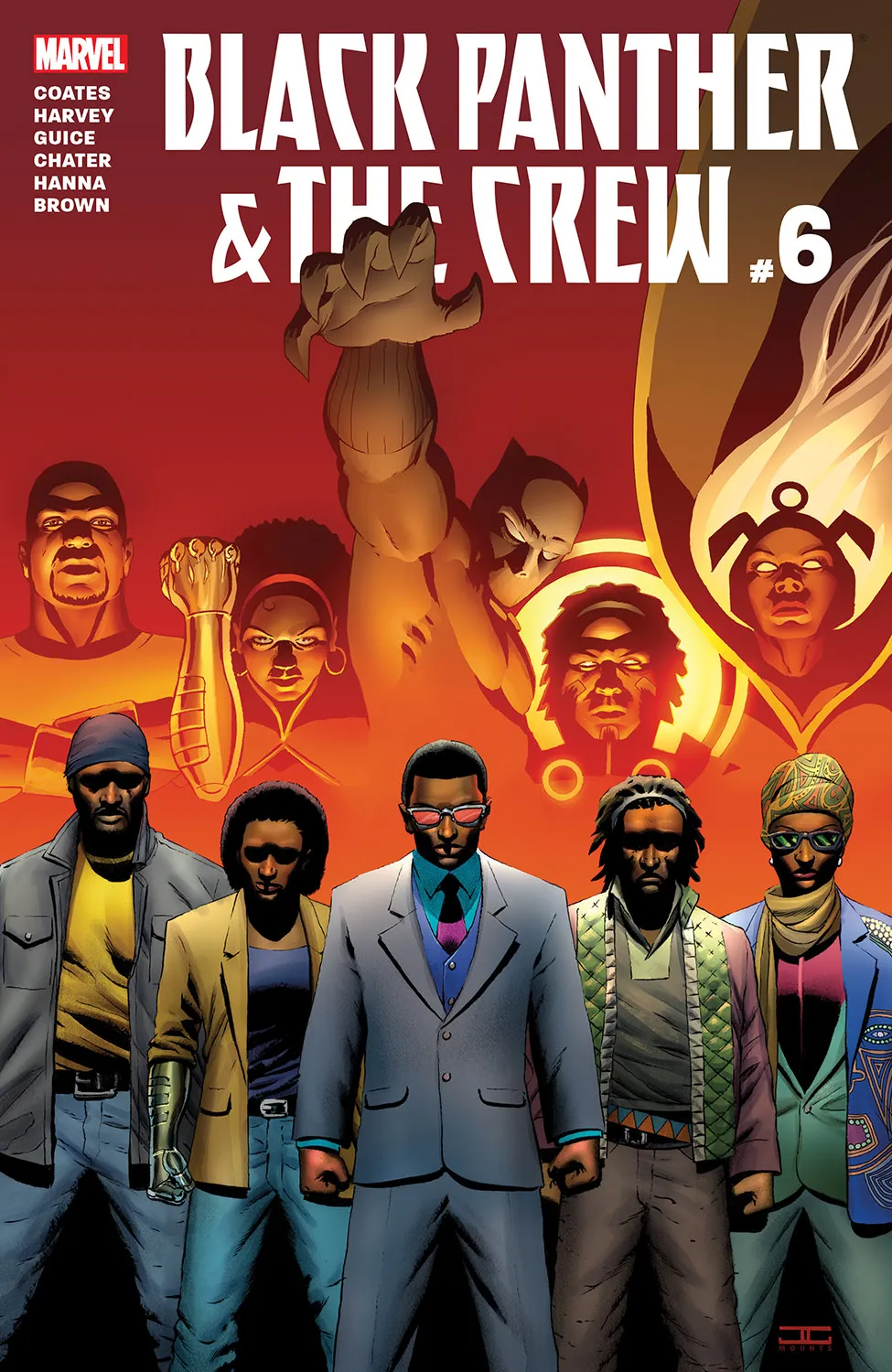 Couverture de Black Panther and the Crew (2017) #6