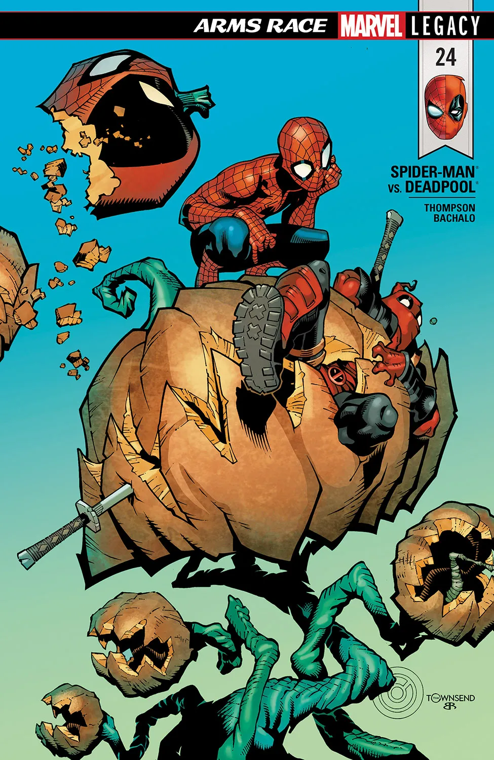 Couverture de Spider-Man/Deadpool (2016) #24