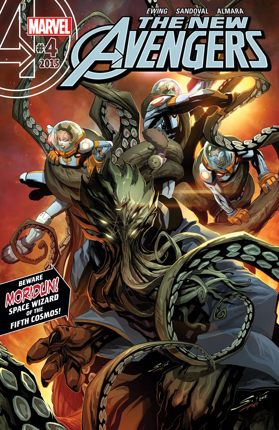 Couverture de New Avengers (2015) #4