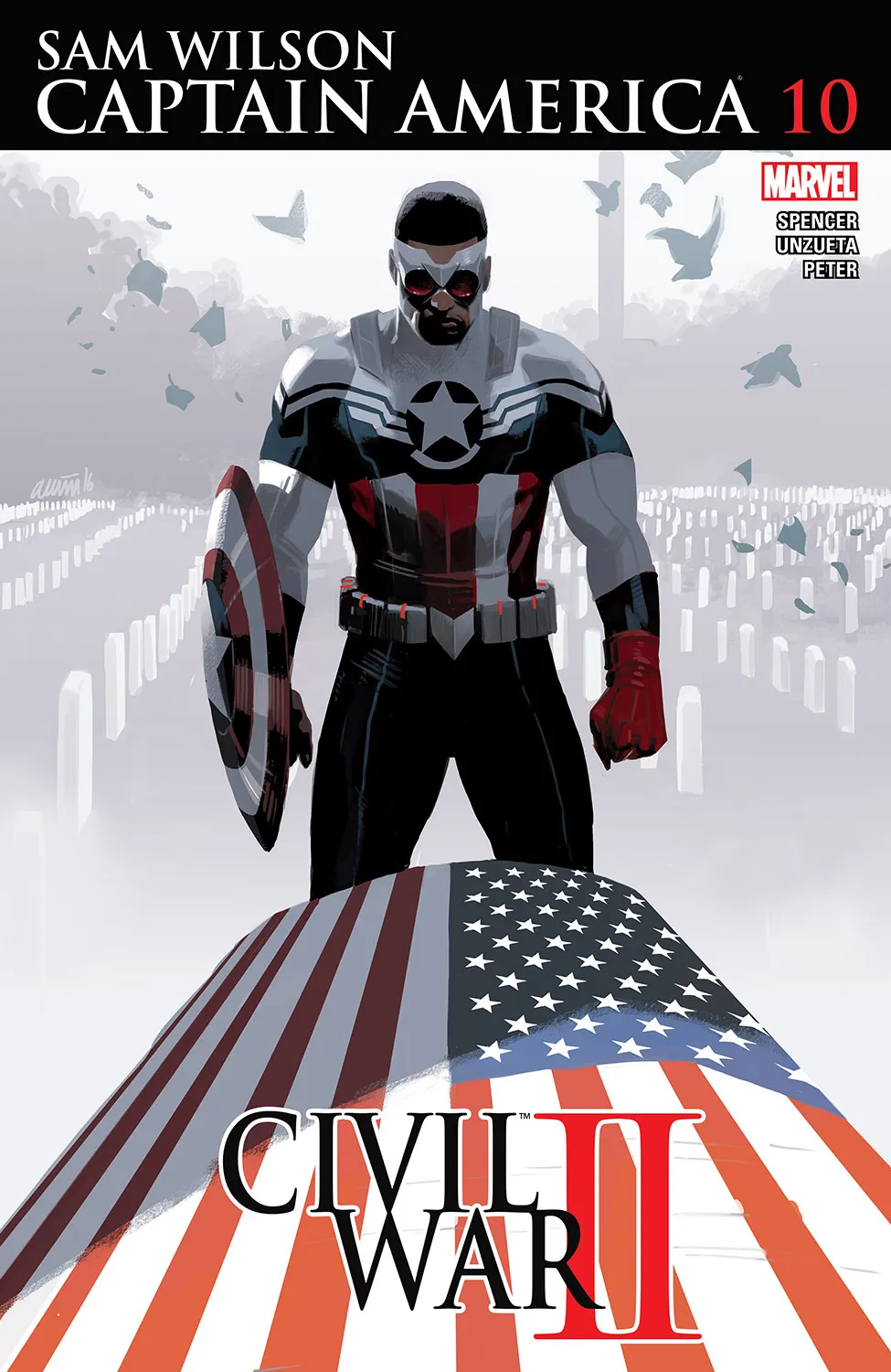 Couverture de Captain America: Sam Wilson (2015) #10
