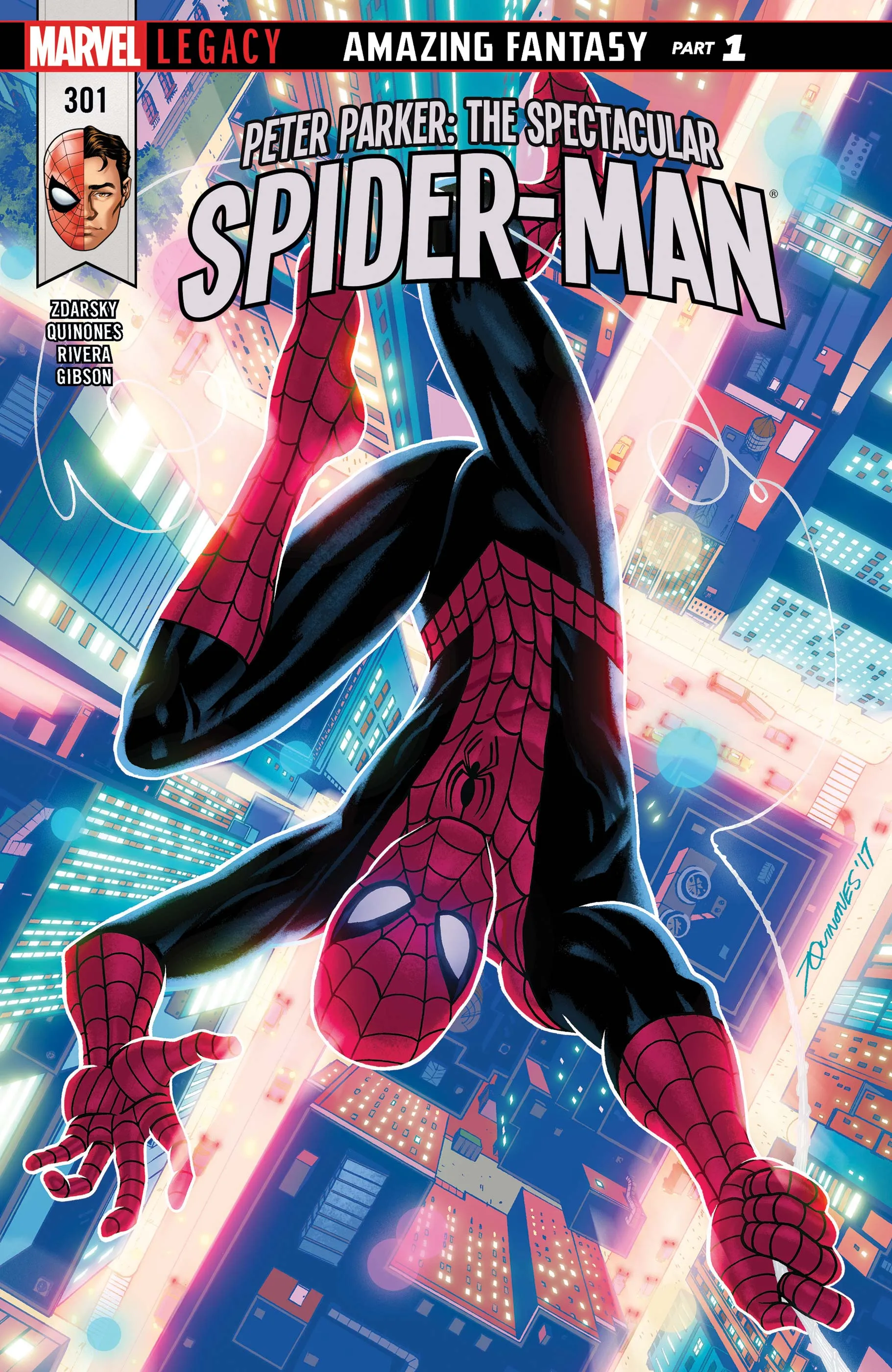 Couverture de Peter Parker: The Spectacular Spider-Man (2017) #301