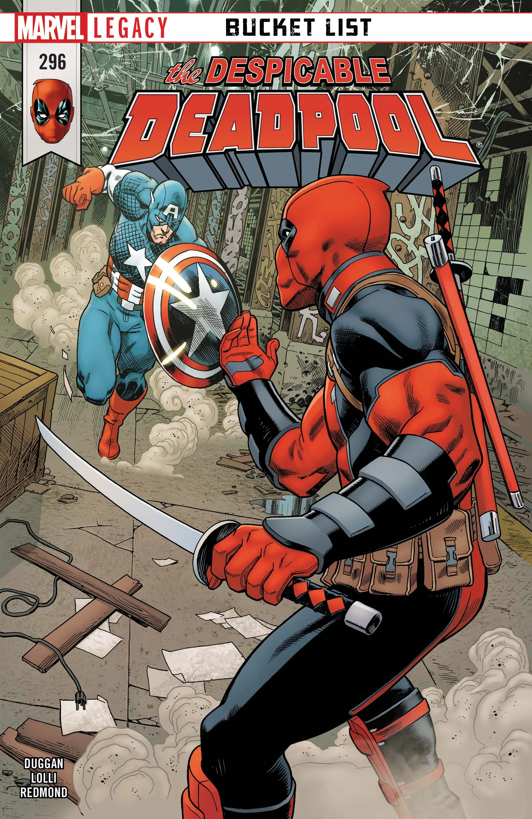 Couverture de Despicable Deadpool (2017) #296