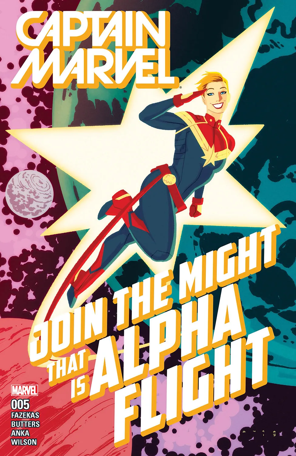 Couverture de Captain Marvel (2016) #5