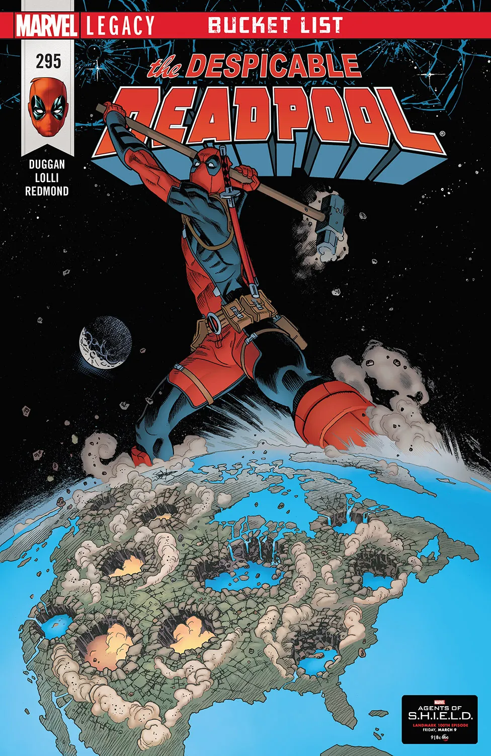Couverture de Despicable Deadpool (2017) #295