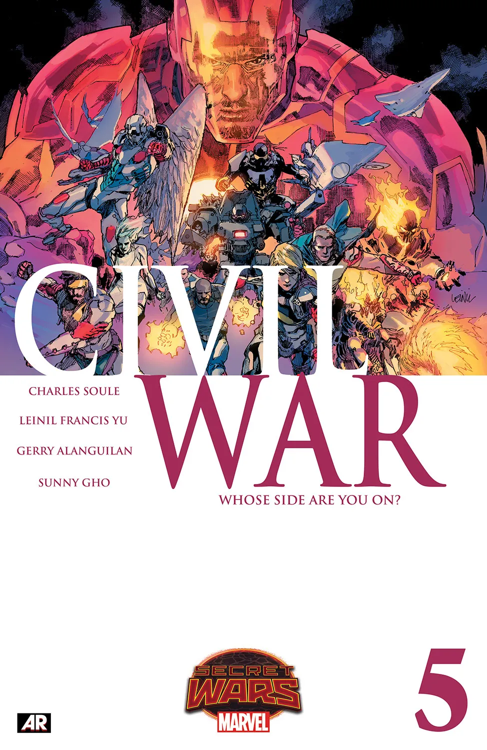 Couverture de Civil War (2015) #5