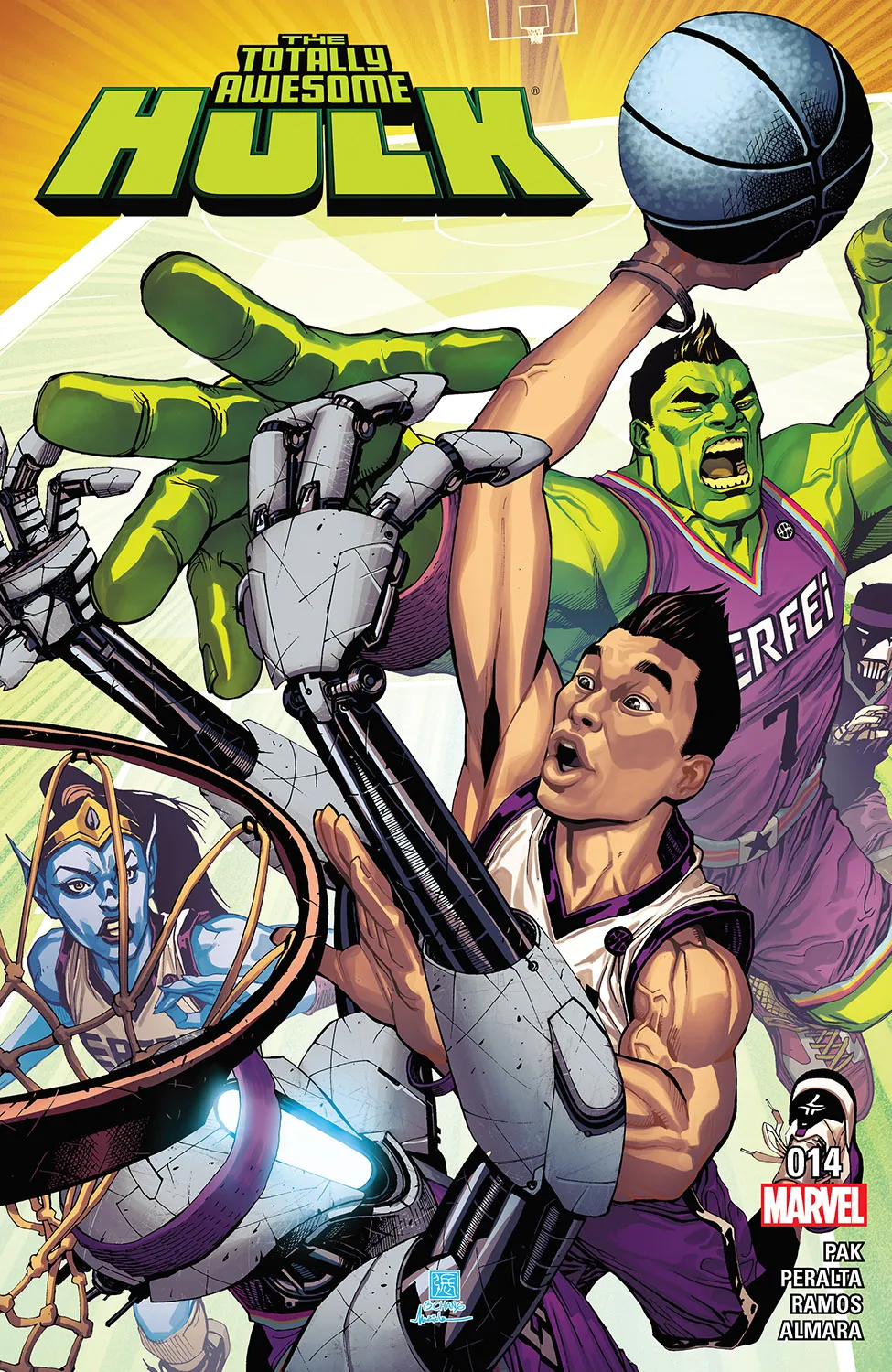 Couverture de The Totally Awesome Hulk (2015) #14